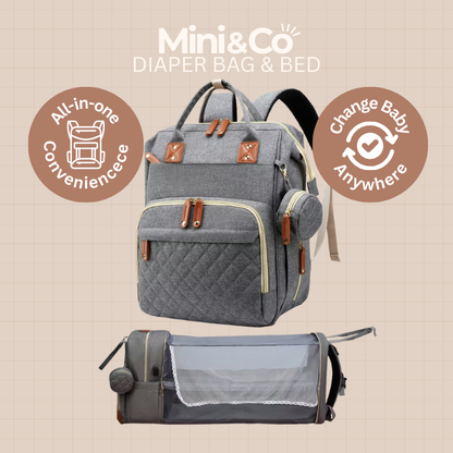 Mini&Co™ Baby Diaper Bag & Bed