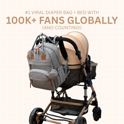 Mini&Co™ Baby Diaper Bag & Bed