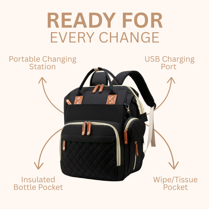Mini&Co™ Baby Diaper Bag & Bed